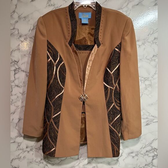 Faith Embellished Blazer Size 10 - Picture 1 of 11